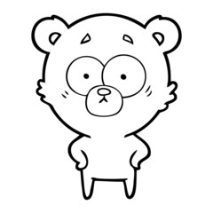 surprised bear cartoon