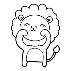cartoon lion