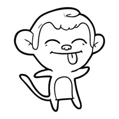 funny cartoon monkey