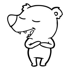 cartoon polar bear