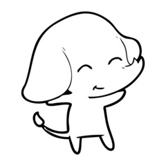cute cartoon elephant