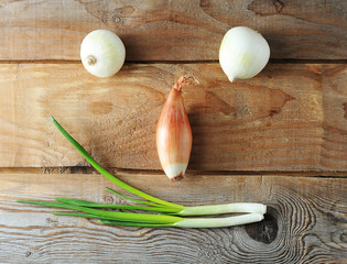 onion  smile- onions of different varieties