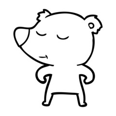 cartoon polar bear
