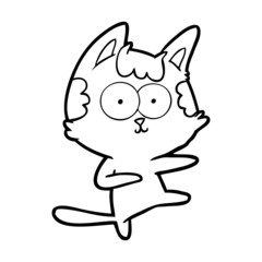 dancing cartoon cat