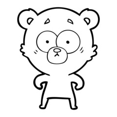 surprised bear cartoon