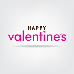 happy valentine's greeting vector design. 