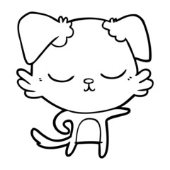 cute cartoon dog