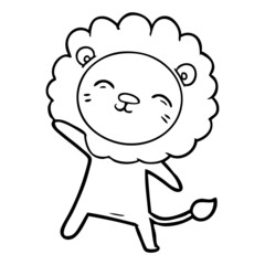 cartoon lion