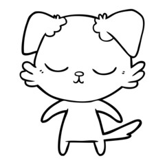 cute cartoon dog