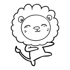 cartoon lion