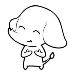 cute cartoon elephant