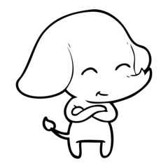 cute cartoon elephant