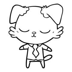 cute cartoon dog