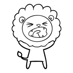 cartoon lion