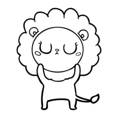 cartoon lion