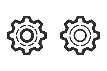 Fototapeta premium Settings vector icon.