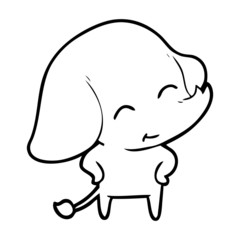 cute cartoon elephant