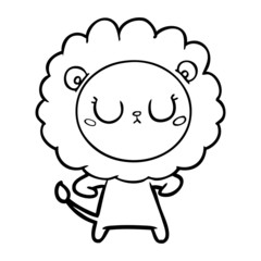 cartoon lion