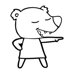 cartoon bear