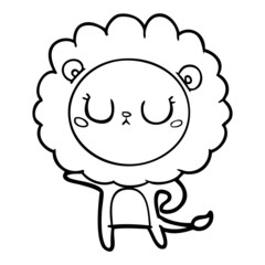cartoon lion