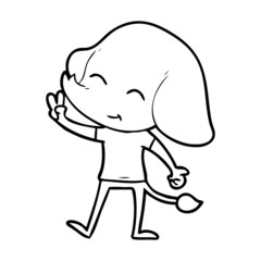 cute cartoon elephant