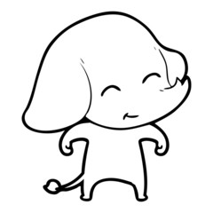 cute cartoon elephant