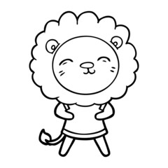 cartoon lion
