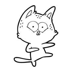 cartoon cat dancing