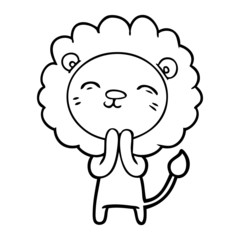 cartoon lion