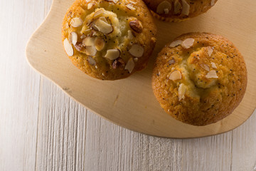 Almond poppy seed muffins