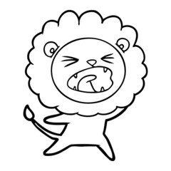 cartoon lion