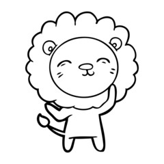 cartoon lion