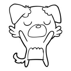 Fototapeta premium cartoon dog