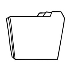 cartoon business folders