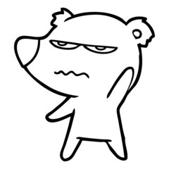 annoyed bear cartoon