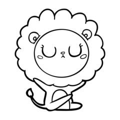 cartoon lion