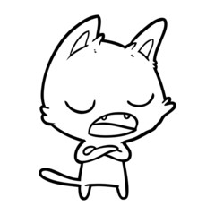 talking cat cartoon