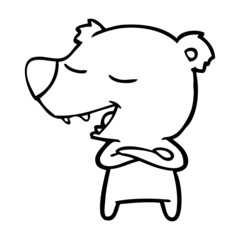 cartoon polar bear