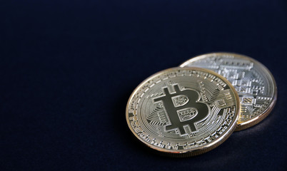 Bitcoin gold coin Concept currency For
Dark business