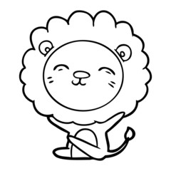 cartoon lion