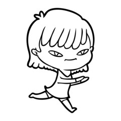 cartoon woman