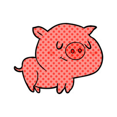 cute cartoon pig