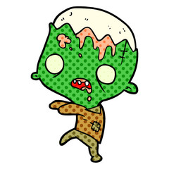 cute cartoon zombie