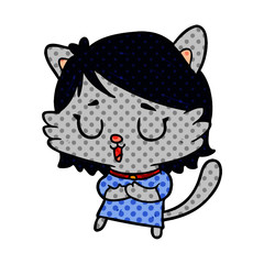 cartoon cat girl