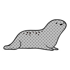 cute cartoon seal