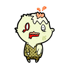 cartoon zombie