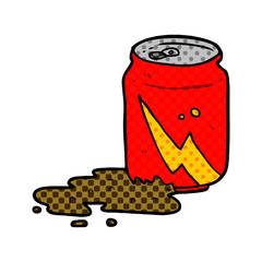 cartoon can of soda