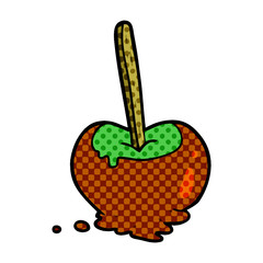 cartoon toffee apple
