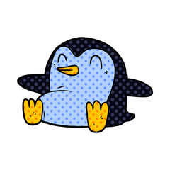 cartoon penguin