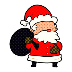 cartoon santa claus